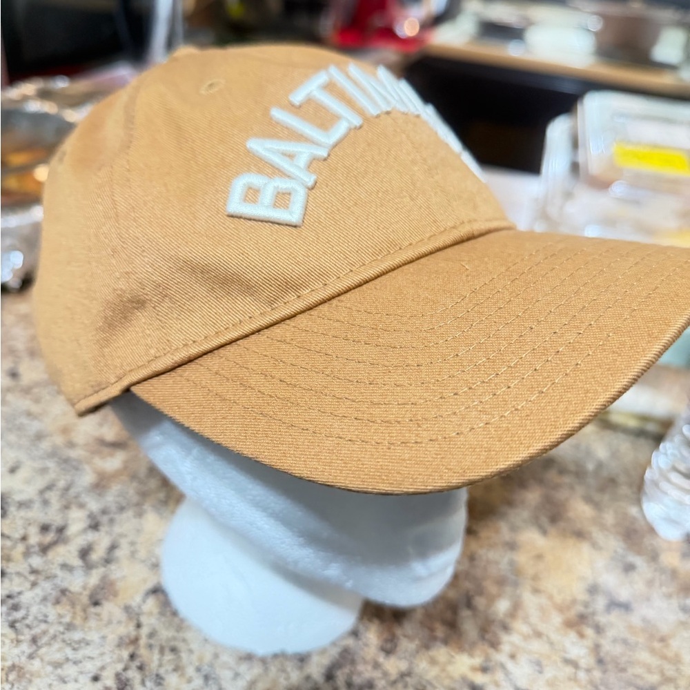 Tan Baltimore Cap